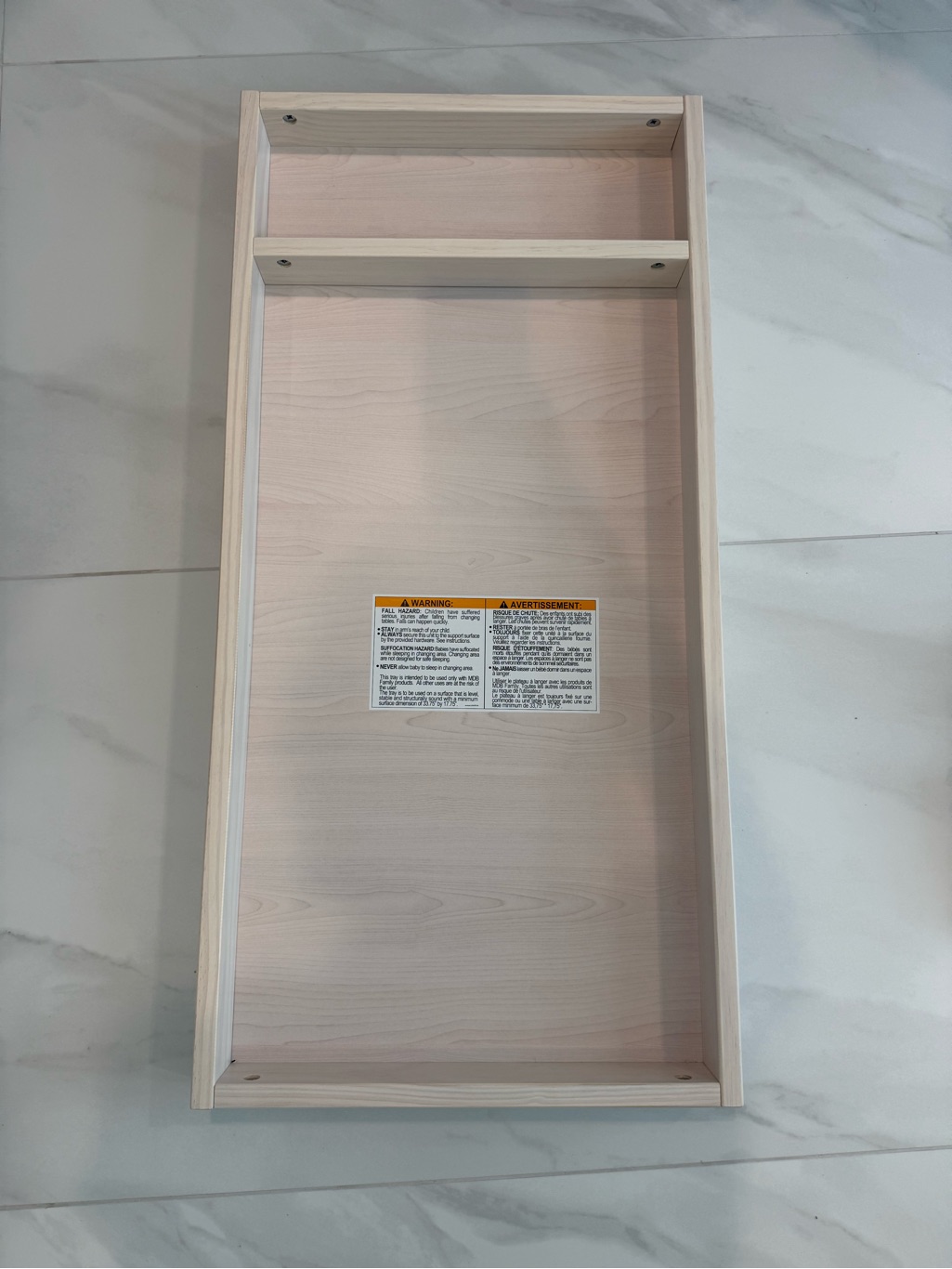 Nwt Babyletto Universal Wide Changing Tray In Washed Natural — image 2 of 4